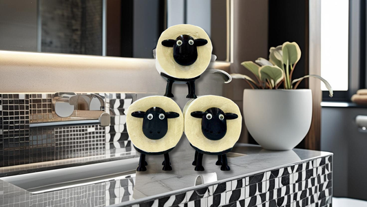 Koyun Şeklinde 3D Baskı Tuvalet Kağıdı Tutucusu - Dekoratif ve Sevimli